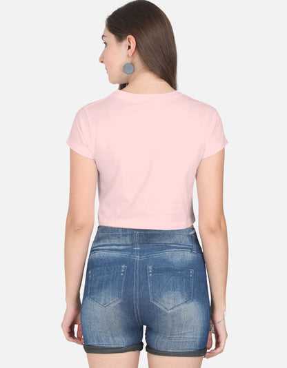 Cute Panda Female Crop Top